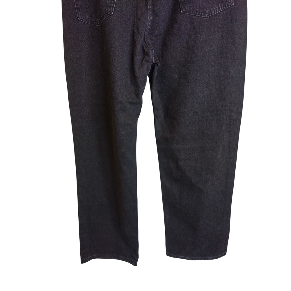 Levis 565 Loose Straight Black Denim Jeans Mens 38x32 NWT Relaxed Fit - Picture 9 of 13